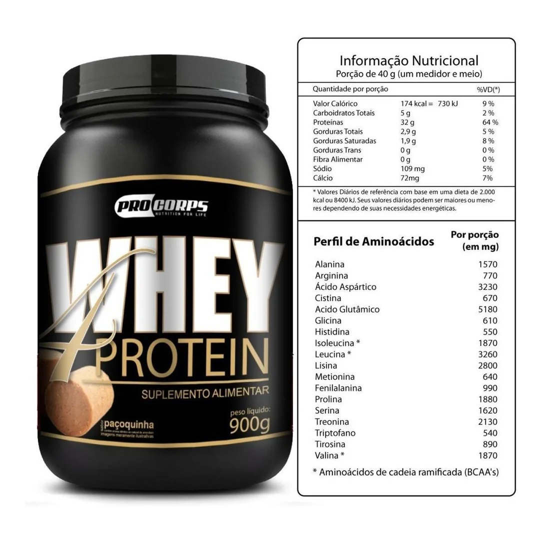 Pro Corps Whey 4 - 900g - Thumbnail 2